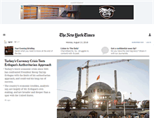 Tablet Screenshot of nytimes.com