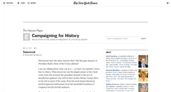 Desktop Screenshot of campaigningforhistory.blogs.nytimes.com