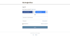 Desktop Screenshot of myaccount.nytimes.com