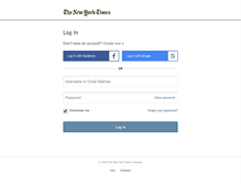 Tablet Screenshot of myaccount.nytimes.com