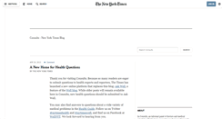 Desktop Screenshot of consults.blogs.nytimes.com